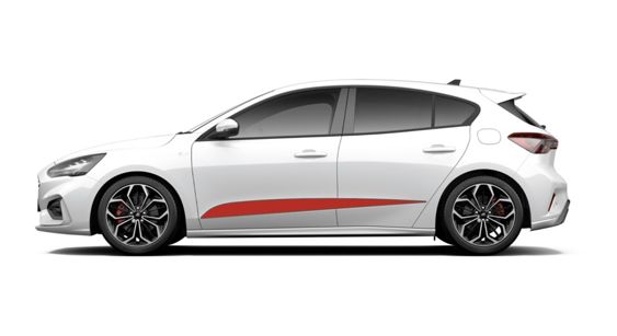 Focus Mk4 Side Stripes - Wide Version