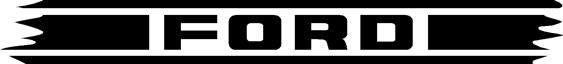 RETRO Side Stripe Kit with FORD Logo