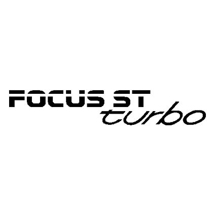 Focus ST Turbo Tailgate Decal