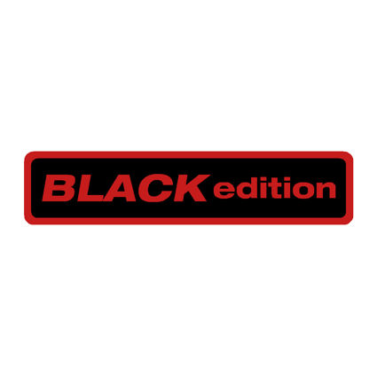 Black Edition Oblong Gel Badge