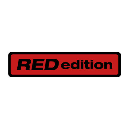 Red Edition Oblong Gel Badge