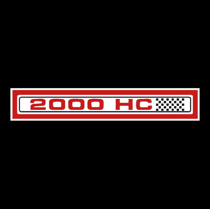 2000 HC Rocker Cover Decal / DMB Graphics Ltd