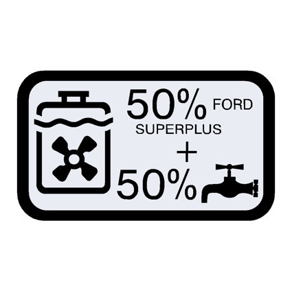 Antifreeze 50/50 Decal