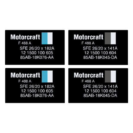 Escort Mk3 RS Turbo S1 Shock Absorber Decals