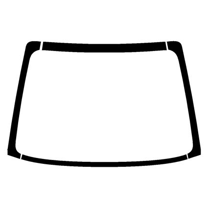 Escort Mk3 Tailgate Blackout Decal
