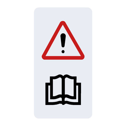 Escort Mk4 Rocker Cover Warning decal