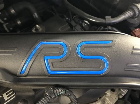 Focus Mk2 RS Induction Pipe GEL Badge