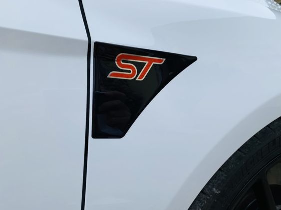 Focus Mk3 Mk3.5 ST Wing GEL Badges - PAIR