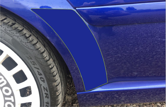 Focus RS Mk1 1/4 Panel Stoneguards
