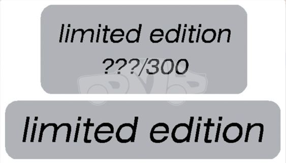 Mondeo Mk2 ST200 'Limited Edition' Gel Badges