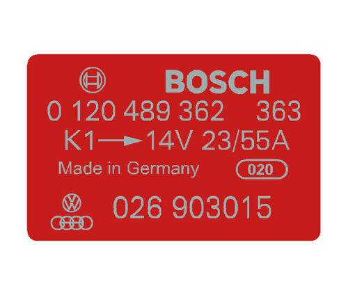 Bosch Coil Decal - Red - 0120489362