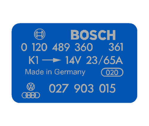 BOSCH Coil Decal - Blue - 0120489360