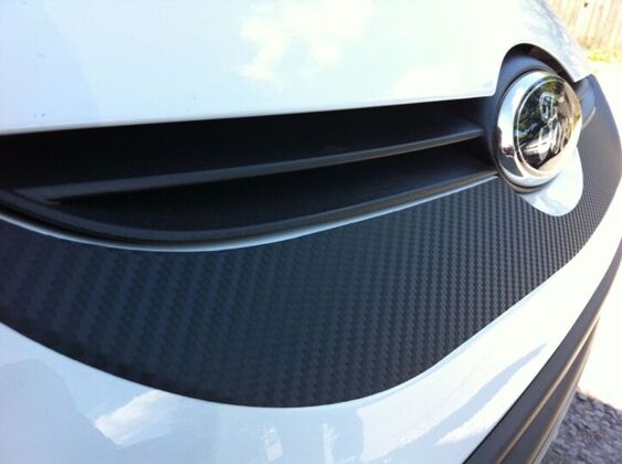 Fiesta Mk7 Front Bumper - Grille Vinyl - No Badge Cut Out