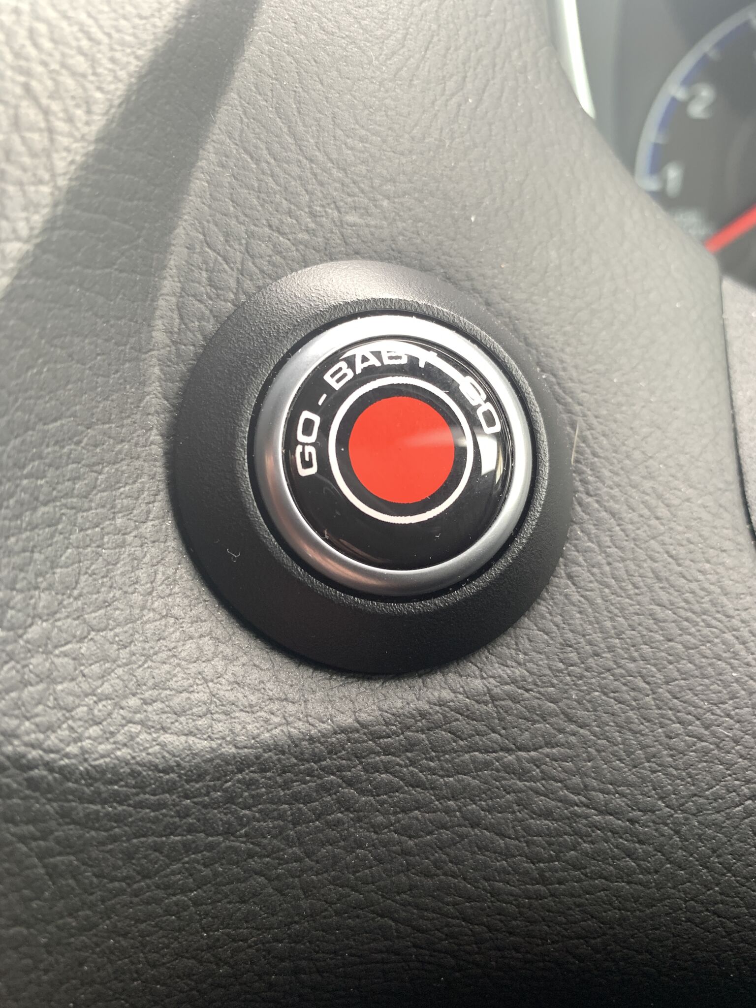 Go Baby Go Start Button Badge 20mm / DMB Graphics Ltd