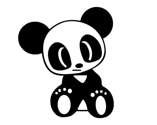 Panda Decal