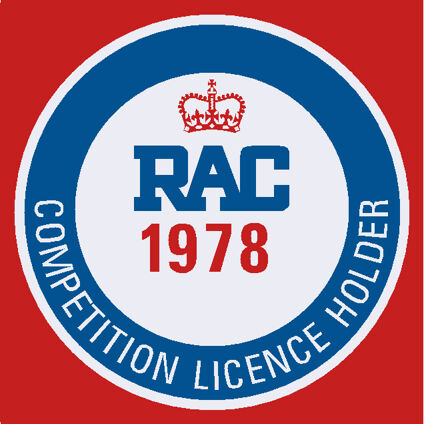 RAC Competition Licence Holder 1978 Decal