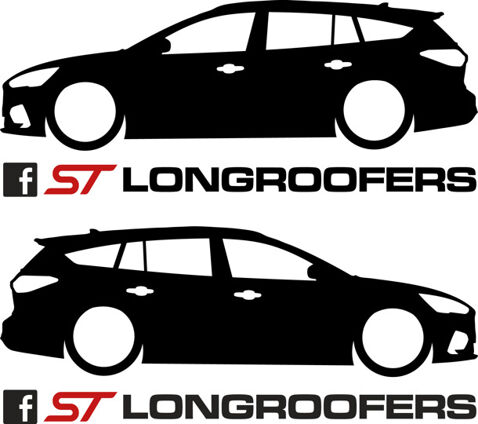 Longroofers Silhouette Decal - Focus Mk4