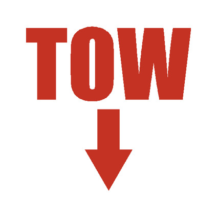 Tow Decal - Cut Vinyl