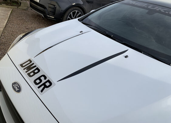 Focus Mk3 RS Bonnet Bulge Stripes