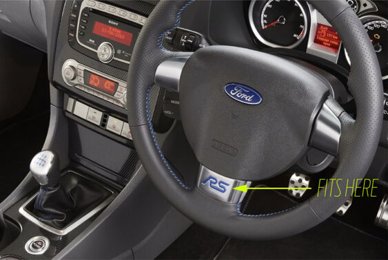 Focus Mk2 RS Steering Wheel - RS Gel Badge Inlay