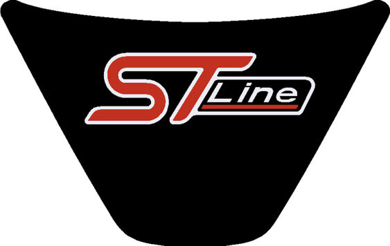 Fiesta Mk7.5 Lower Badge for Steering Wheel - ST Line Logo