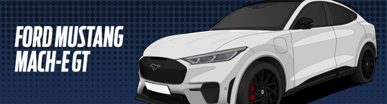Mustang Mach E - Garage Banner - Various Colours