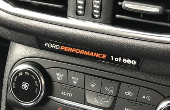 Fiesta Mk8 - Dash Badge - Performance Edition 1 of 600