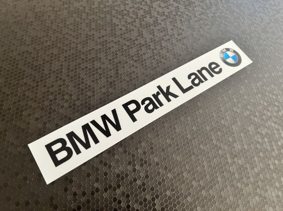 BMW Park Lane - London - Dealer Sticker
