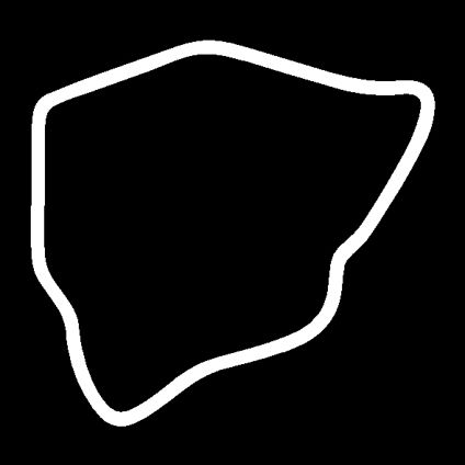 Castle Combe Track Outline