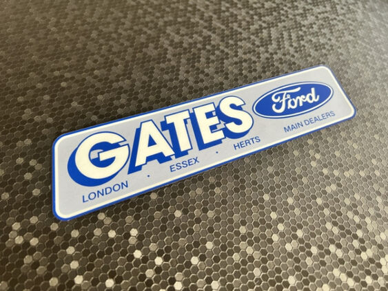 Gates - London Essex Herts - Ford - Dealer Sticker