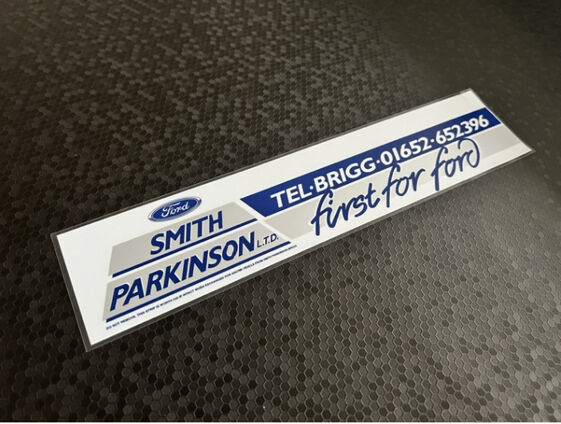 Smith Parkinson - Brigg - Ford - Dealer Sticker