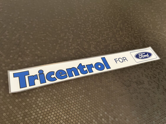 Tricentrol for Ford Dealer Sticker