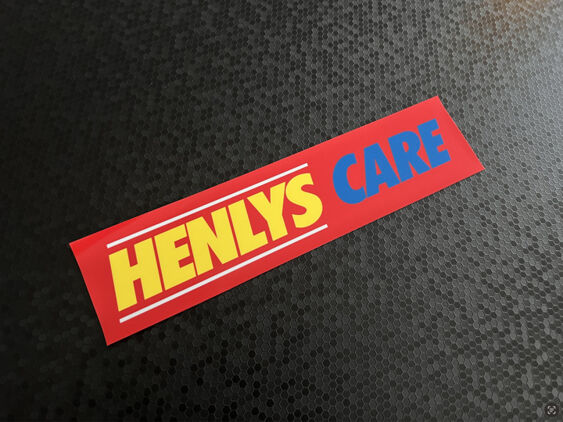 Henlys Care - Dealer Sticker