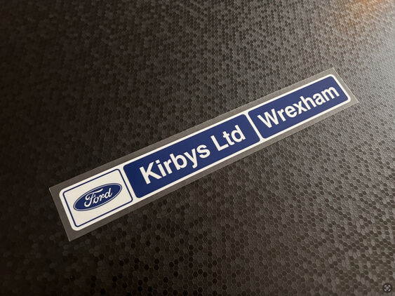 Kirbys of Wrexham - Ford - Dealer Sticker