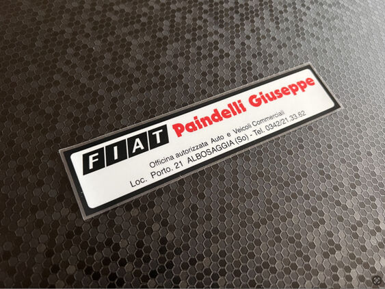 Paindelli Giuseppe - Italy - Fiat - Dealer Sticker