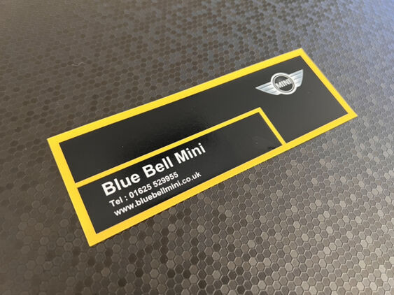 Blue Bell Mini - Dealer Sticker
