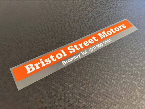 Bristol Street Motors - Bromley - Dealer Sticker