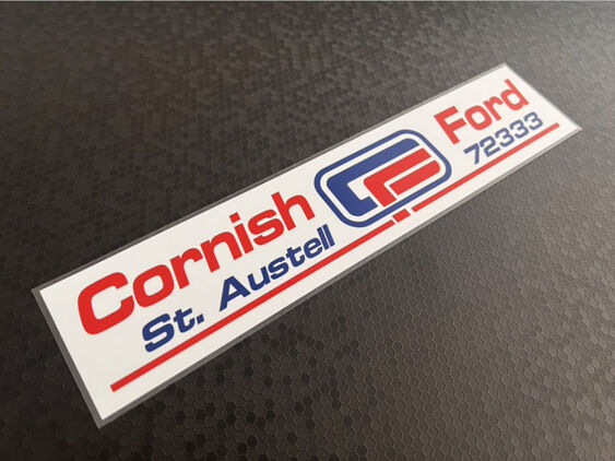 Cornish Ford - St Austell Cornwall - Ford - Dealer Sticker