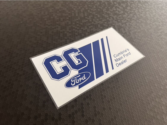 County Garage - Cumbria - Ford - Dealer Sticker