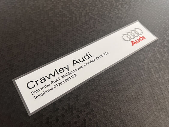 Crawley Audi - West Sussex - Dealer Sticker