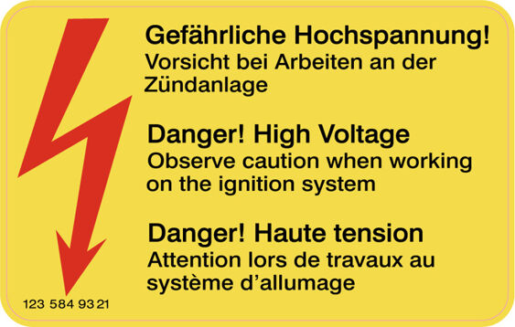 GM Vauxhall Airbox Decal