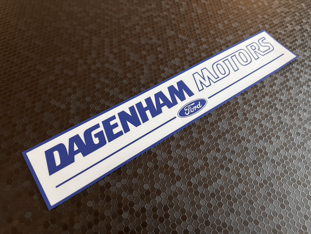 Dagenham Motors Ford Generic Dealer Sticker