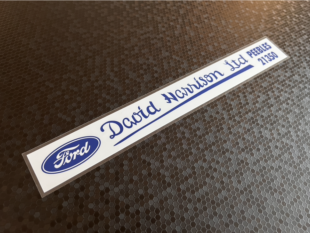 David Harrison Peebles Ford Dealer Sticker