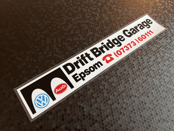 Drift Bridge Garage - Epsom - VW Audi - Dealer Sticker
