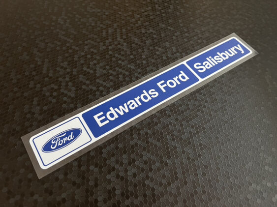 Edwards Ford - Salisbury - Ford - Dealer Sticker