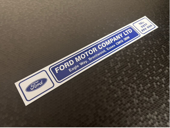 Ford Motor Company - Brentwood - Dealer Sticker