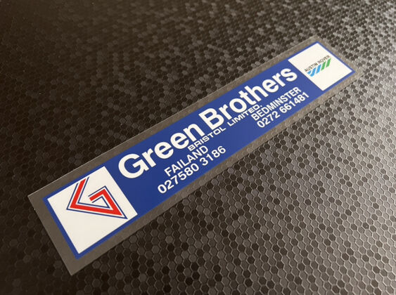 Green Brothers - Bristol - Austin Rover - Dealer Sticker
