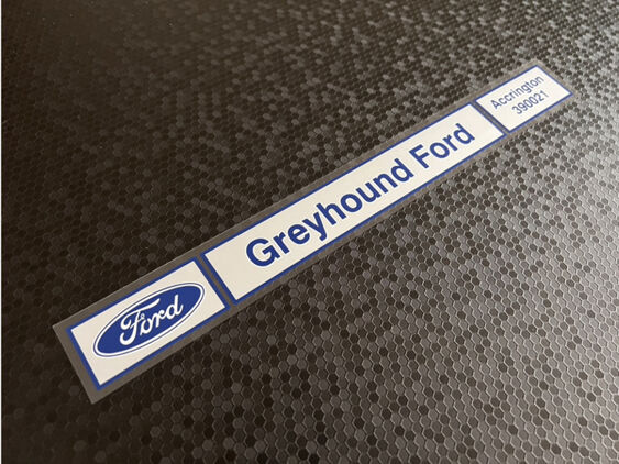 Greyhound Ford - Accrington - Ford - Dealer Sticker