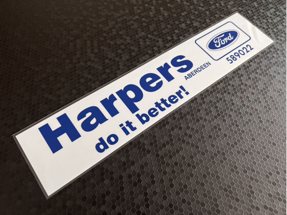 Harpers - Aberdeen - Ford - Dealer Sticker