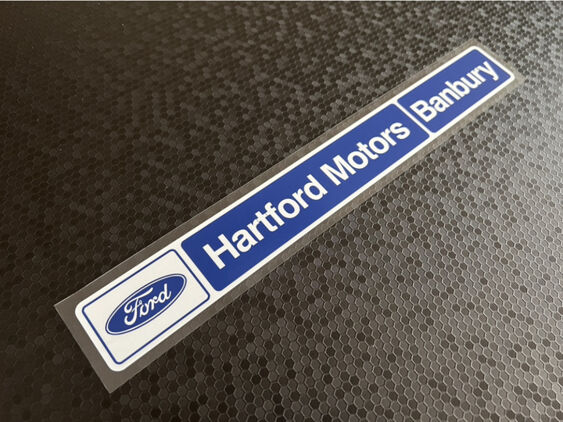 Hartford Motors - Banbury - Ford - Dealer Sticker